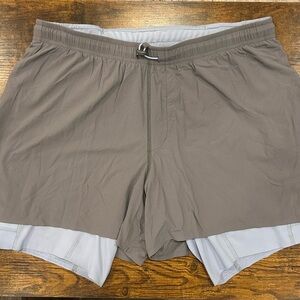 Outdoor Voices Jog 6" Short with Liner - Mojave Haze/Thunder
